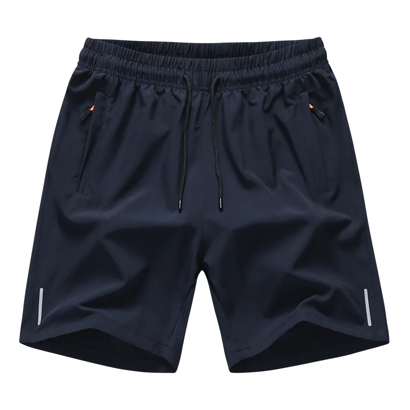 רעיוני פס בתוספת גודל גברים של מכנסיים קצרים בקיץ מזדמנים לנשימה קצרים חוף Boardshorts כושר כדורסל ספורט מכנסיים זכר