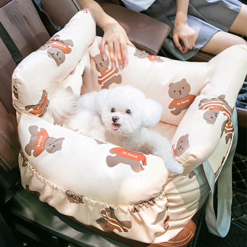חיות מחמד כלבים כסא בטיחות קטנים ובינוניים הכלב לשאת חתול הרכב המזרן מחמד המכונית מלונה
