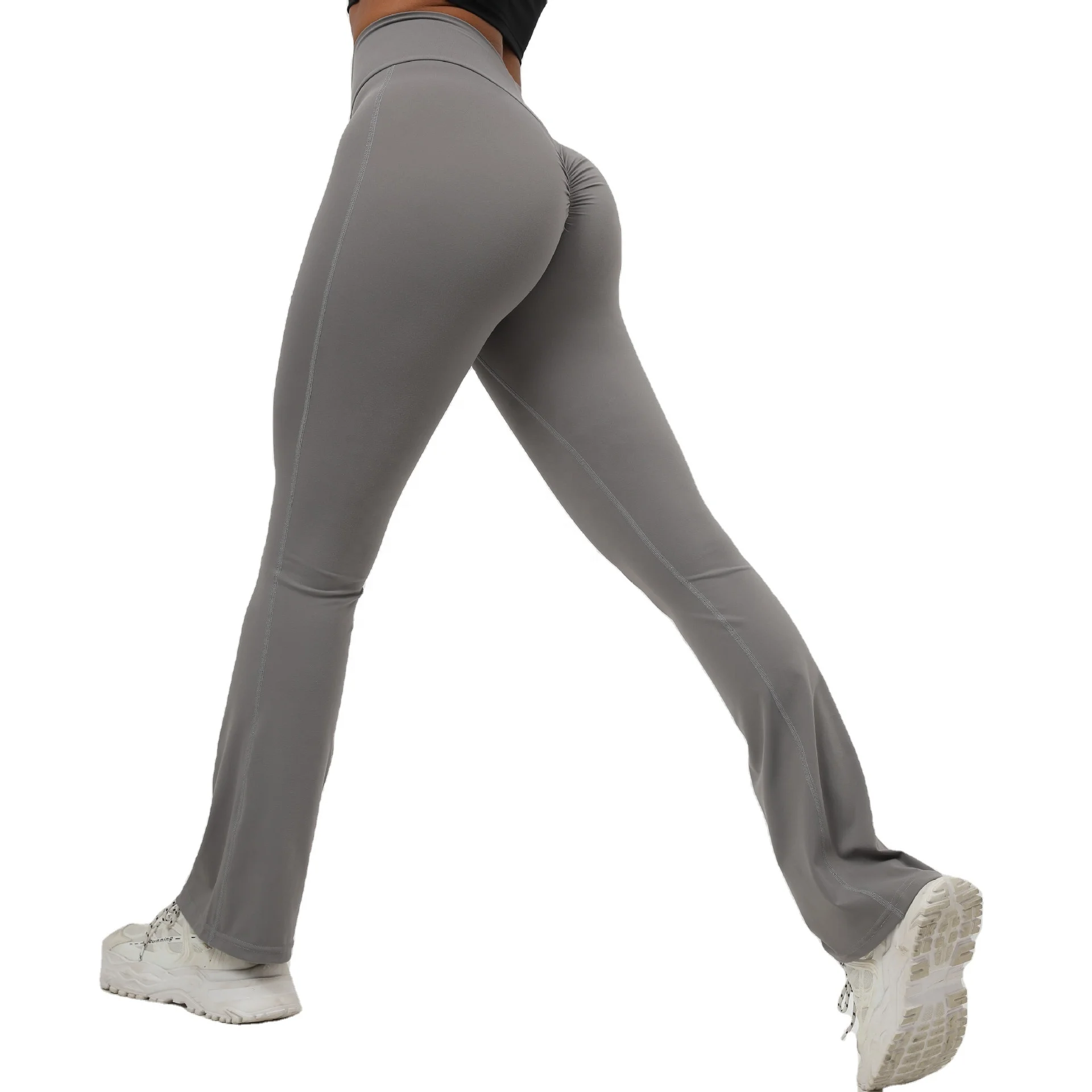 נשים בנות גמיש לנוחות ריצה ניילון כושר ביצועים מועכת תחת תאורה יוגה מכנסיים אימון ספורט ריצה חותלות