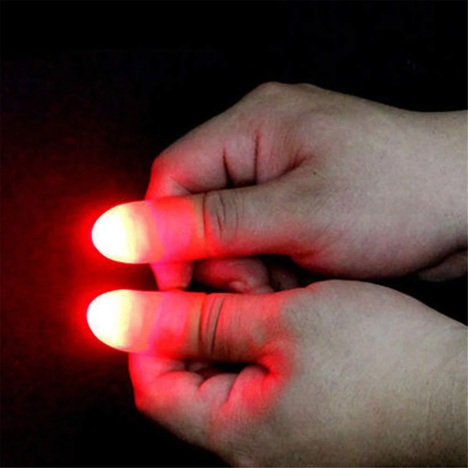 5PCS קסם אצבעות אגודל עם LED מופעל באמצעות סוללה אביזרים קסם ליל כל הקדושים קסם אצבעות, אגודלים מסיבת צעצועים עבור הילד.