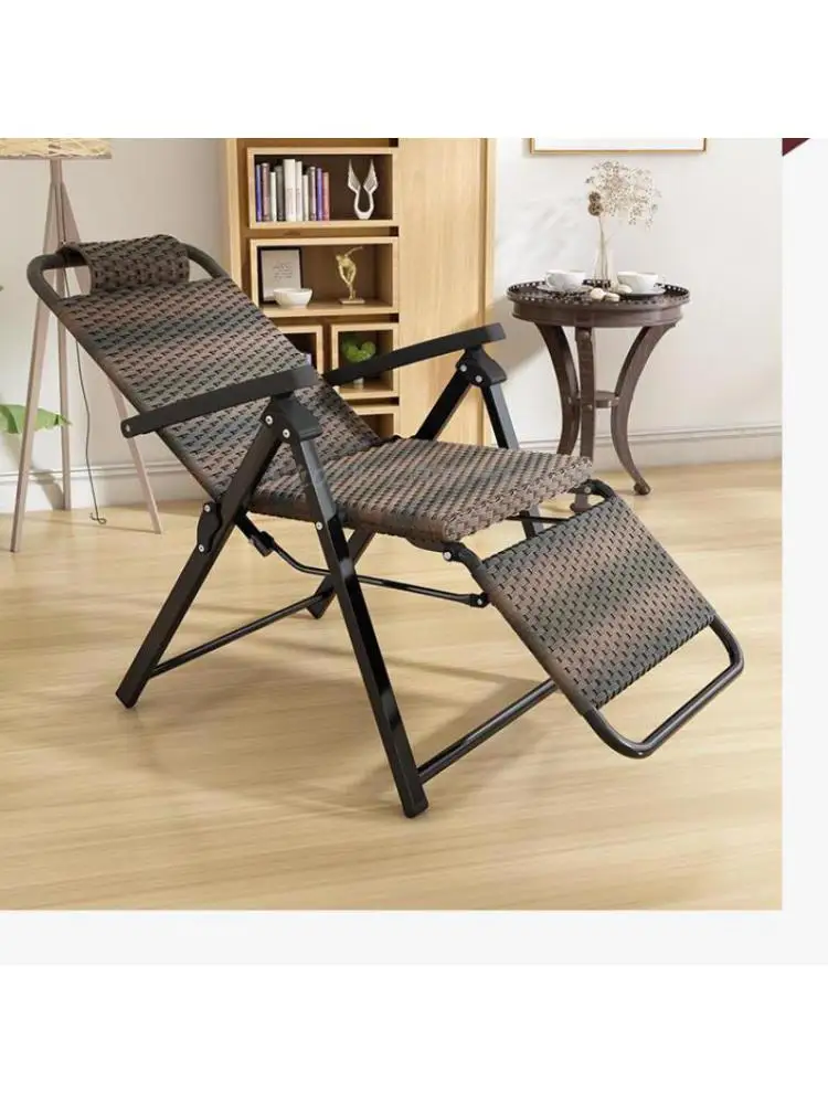 חוף קיץ טרקלין כיסא כיסא קש קש משענת הכיסא מתקפל הפסקת צהריים במרפסת בבית פנאי הכיסא הכיסא עצלן
