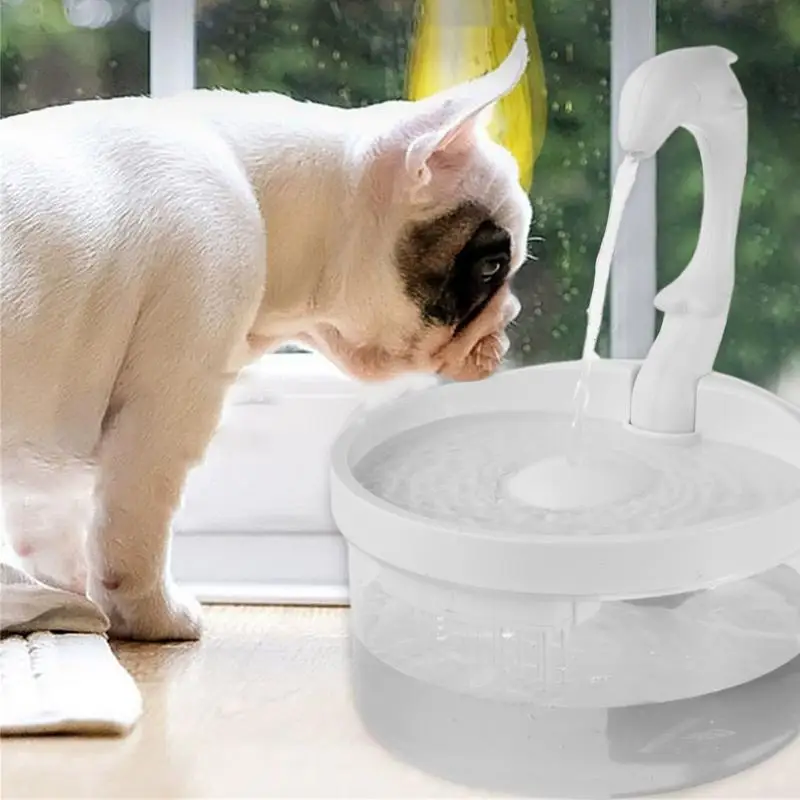 HOTPet חתול מתקן המים LED אור אוטומטי קולרים לחתולים כלבים